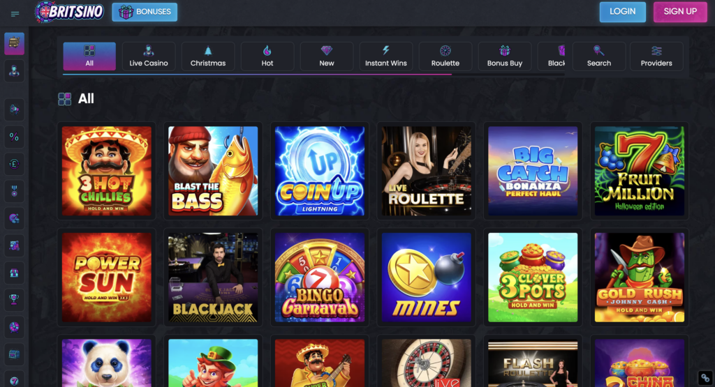 britsino casino games